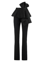 Load image into Gallery viewer, Tailored wool-silk blend trousers
