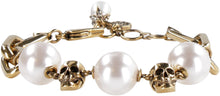 Load image into Gallery viewer, Chain bracelet with pearls
