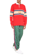 Load image into Gallery viewer, Long sleeve cotton polo shirt
