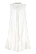Load image into Gallery viewer, Midi dress with flared hem
