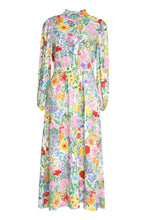 Load image into Gallery viewer, Floral print silk midi dress
