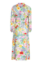 Load image into Gallery viewer, Floral print silk midi dress
