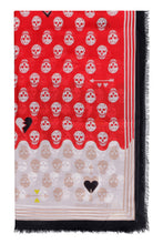 Load image into Gallery viewer, Skull print scarf
