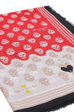 Load image into Gallery viewer, Skull print scarf
