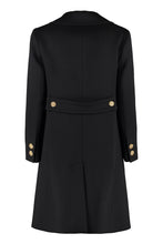 Load image into Gallery viewer, Metal buttons wool coat
