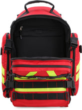 Load image into Gallery viewer, Fire logo detail nylon backpack
