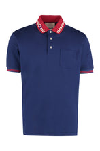 Load image into Gallery viewer, Stretch cotton piqué polo shirt
