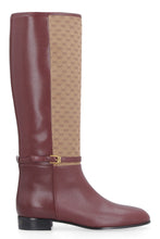 Load image into Gallery viewer, Leather and fabric boots
