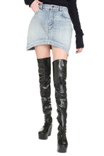 Load image into Gallery viewer, Denim mini skirt
