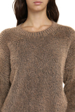 Load image into Gallery viewer, Fluffy long sleeve crew-neck sweater
