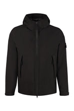Load image into Gallery viewer, Hooded techno fabric raincoat

