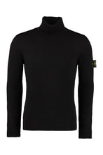 Load image into Gallery viewer, Ribbed wool turtleneck sweater
