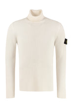 Load image into Gallery viewer, Ribbed wool turtleneck sweater
