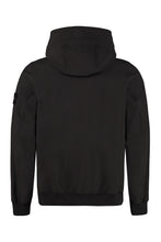 Load image into Gallery viewer, Hooded techno fabric raincoat
