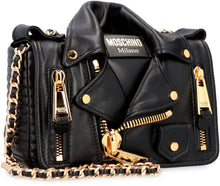 Load image into Gallery viewer, Biker leather crossbody bag
