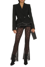 Load image into Gallery viewer, Double-breasted peplum jacket
