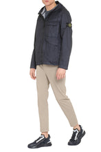 Load image into Gallery viewer, Hooded techno fabric raincoat
