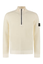 Load image into Gallery viewer, High collar zipped cardigan

