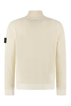 Load image into Gallery viewer, High collar zipped cardigan

