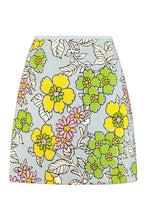 Load image into Gallery viewer, Floral print mini skirt
