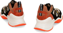 Load image into Gallery viewer, Techno fabric and suede sneakers
