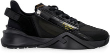 Load image into Gallery viewer, Flow leather and fabric low-top sneakers
