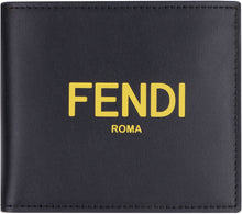 Load image into Gallery viewer, Leather flap-over wallet
