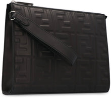 Load image into Gallery viewer, All-over logo leather pouch
