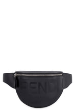 Load image into Gallery viewer, Leather belt bag with logo
