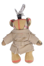 Load image into Gallery viewer, Vintage check Thomas Trench teddy-bear key holder
