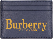 Load image into Gallery viewer, Logo print bicolor leather card holder
