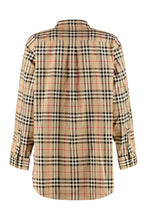 Load image into Gallery viewer, Vintage check oversize shirt
