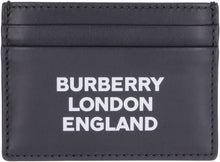 Load image into Gallery viewer, Logo print leather card holder

