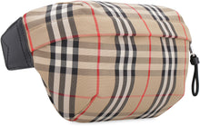 Load image into Gallery viewer, Vintage check cotton belt bag
