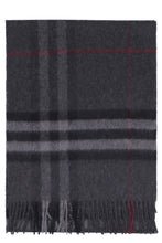 Load image into Gallery viewer, Vintage check motif cashmere scarf
