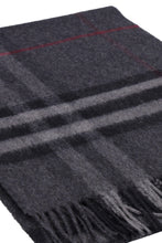 Load image into Gallery viewer, Vintage check motif cashmere scarf
