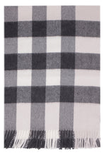 Load image into Gallery viewer, Check motif cachemire scarf
