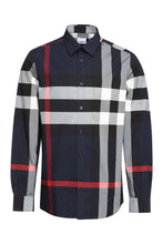 Load image into Gallery viewer, Checked stretch poplin shirt
