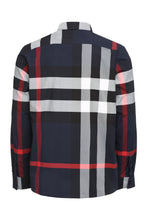 Load image into Gallery viewer, Checked stretch poplin shirt
