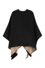 Load image into Gallery viewer, Reversible wool cape coat

