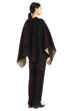 Load image into Gallery viewer, Reversible wool cape coat
