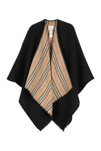 Load image into Gallery viewer, Reversible wool cape coat
