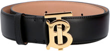Load image into Gallery viewer, Logo buckle leather belt
