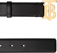 Load image into Gallery viewer, Logo buckle leather belt
