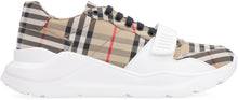 Load image into Gallery viewer, Fabric and leather sneakers
