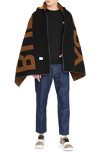Load image into Gallery viewer, Hooded wool cape coat
