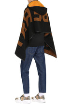 Load image into Gallery viewer, Hooded wool cape coat
