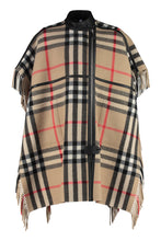 Load image into Gallery viewer, Wool fringed cape
