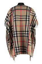 Load image into Gallery viewer, Wool fringed cape
