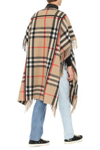 Load image into Gallery viewer, Wool fringed cape
